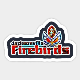 Jacksonville Firebirds Football Sticker